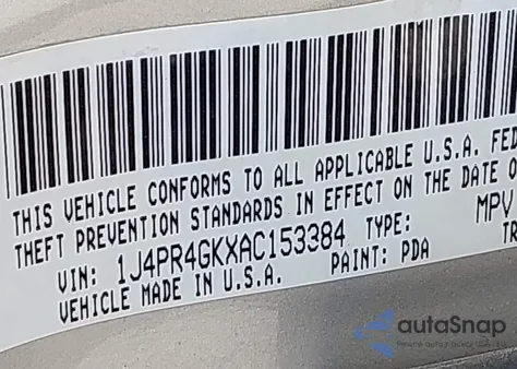 2010 Jeep Grand Cherokee Laredo z USA, uszkodzony, nr VIN 1J4PR4GKXAC153384